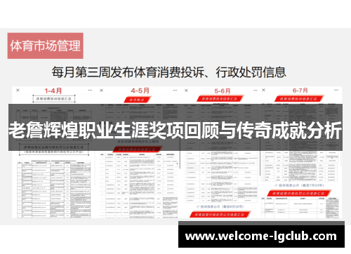 老詹辉煌职业生涯奖项回顾与传奇成就分析